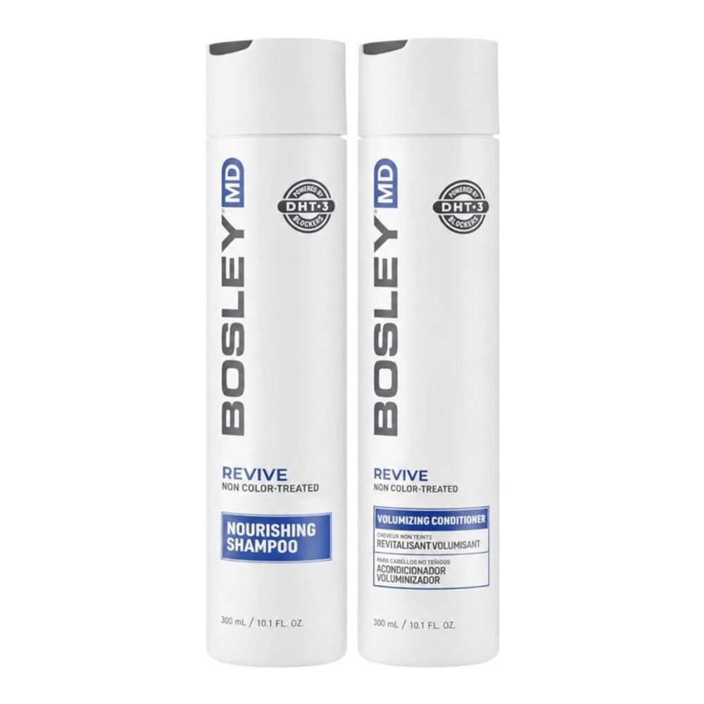 Bosley Revive Non Color Treated Hair Shampoo & Conditioner 10.1 Oz Set